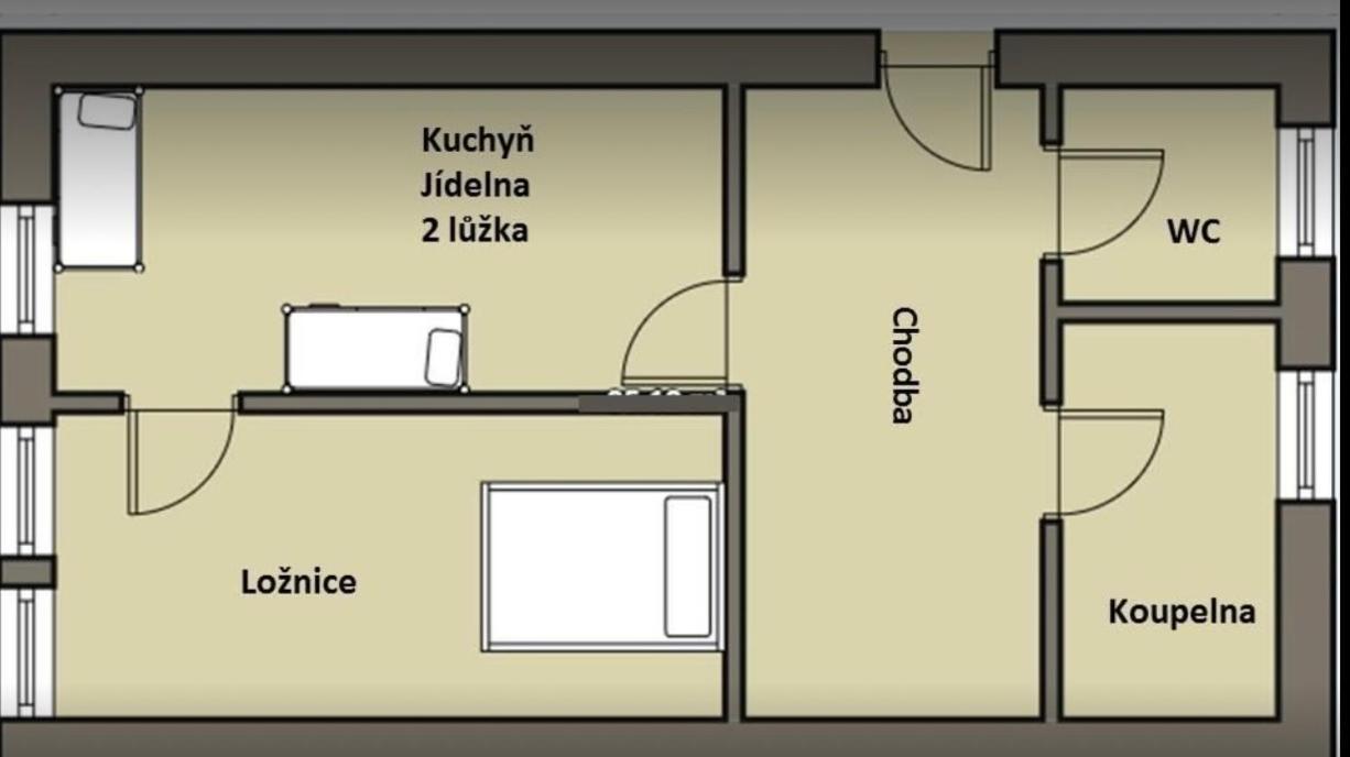 Apartman Aneta Nove Mesto Na Morave Exterior foto